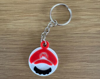 Super Mario Inspired Keyring: 3D Printed PLA Filament