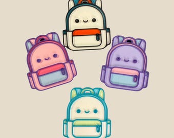 Personalized Children's Backpack Tag | Custom NFC Emergency Contact