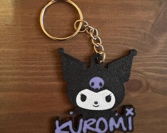 Kuromi Inspired Keyring | Kuromi Keyring