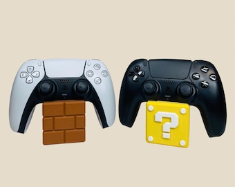 Super Mario Controller Stand: Brick Block or Question Mark