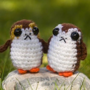 Cute Crochet Porgs from Star Wars