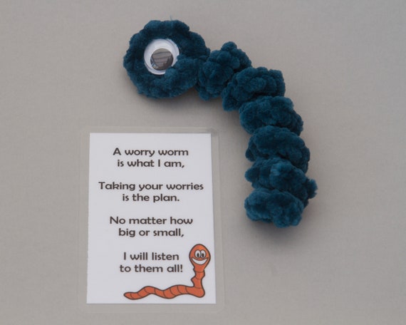 Jumbo Super Soft Furry Pet Worry Worm, Fidget Toy Ideal for Mindfulness,  Anxiety, Sensory and Stress Relief. -  UK