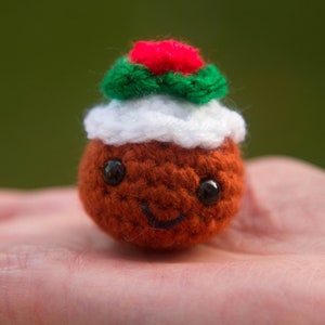 Schattige gehaakte babykerstpudding / adventskalendervuller / kerstkraker / boomdecoratie / kerstavonddooscadeau