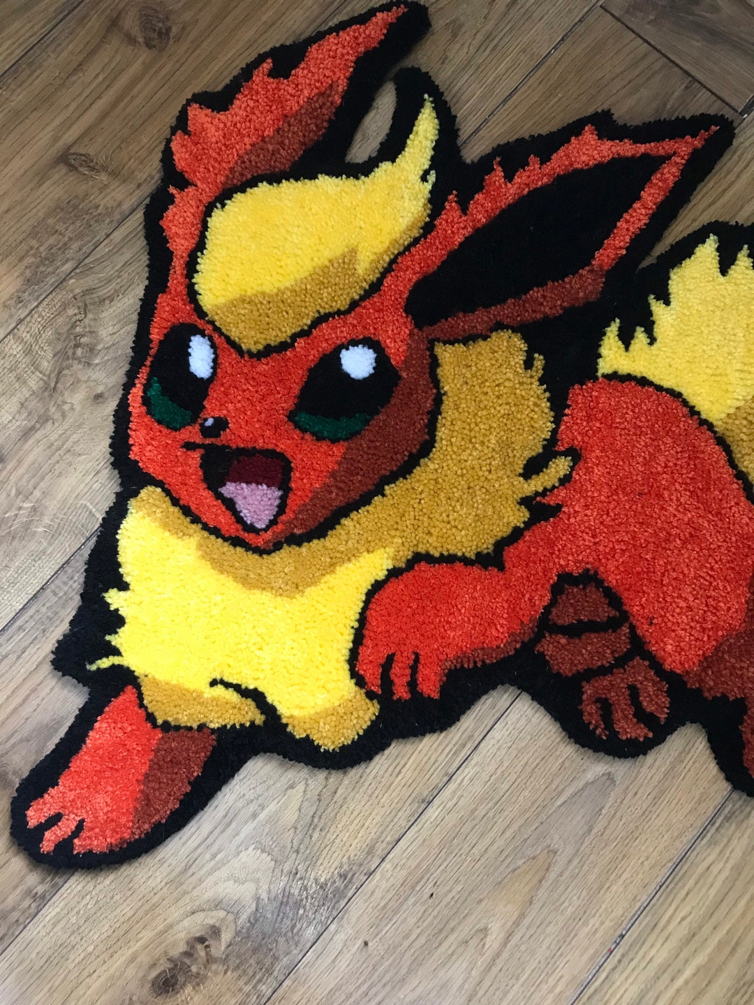Flareon Rug Flareon Pokémon Rug Wall Hanging - Etsy UK