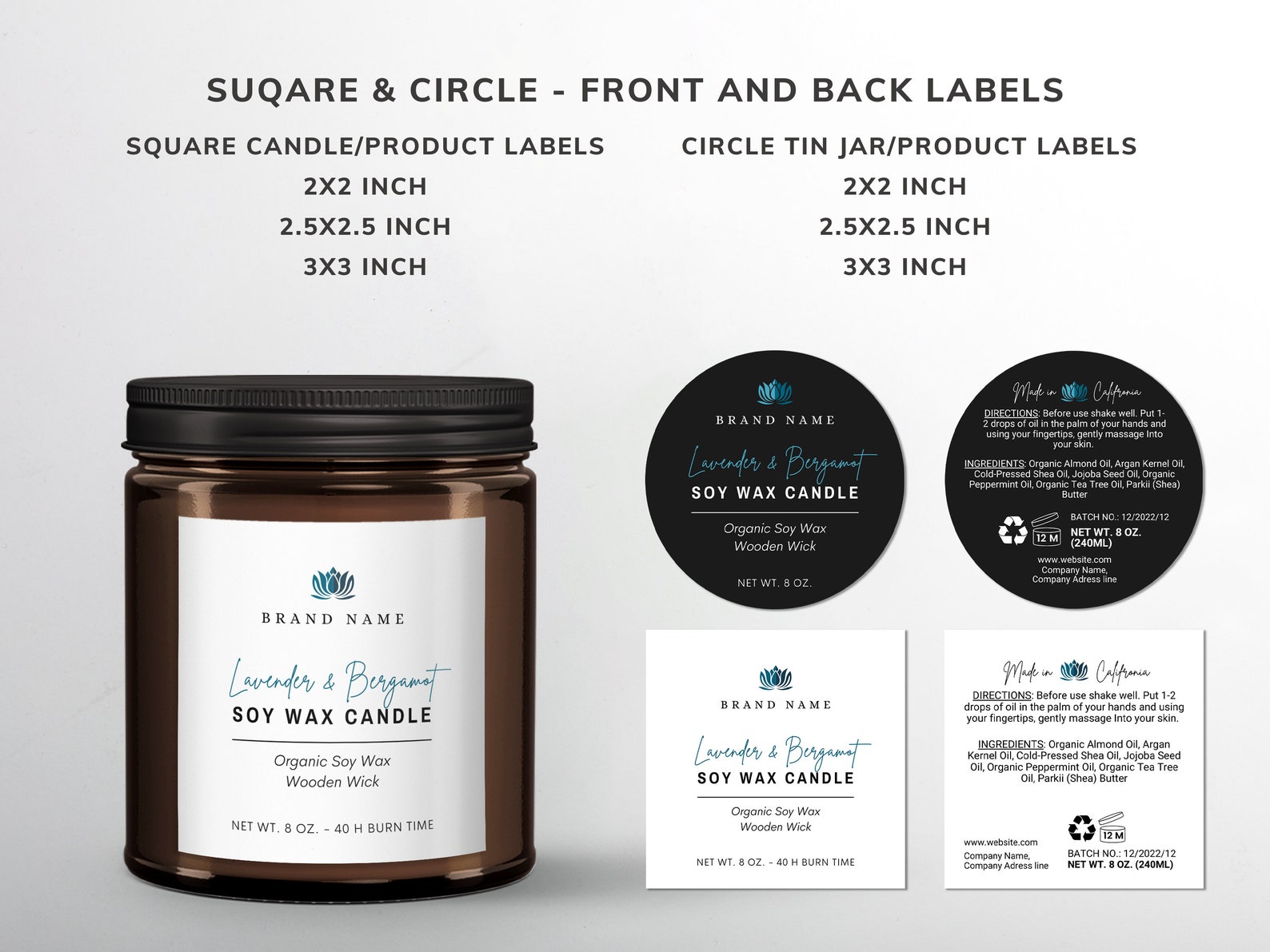 Editable Product Label Templates Elegant Cosmetic Labels Etsy Editable Product Label Templates Elegant Cosmetic Labels Etsy