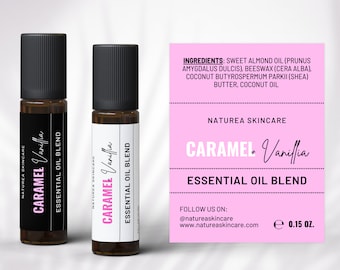 Roller Bottle Label Template CANVA, Perfume Bottle Roller Label, 10 ml  Roller Bottle Label, Perfume Rollon Bottle Label Template - 18M