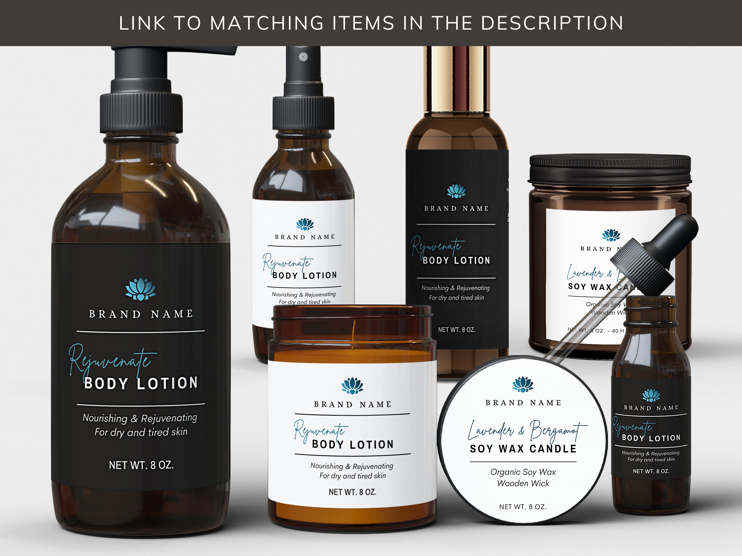 Dropper Bottle Label Template Canva, Essential Oil Label, 1oz 2oz 4 Oz ...