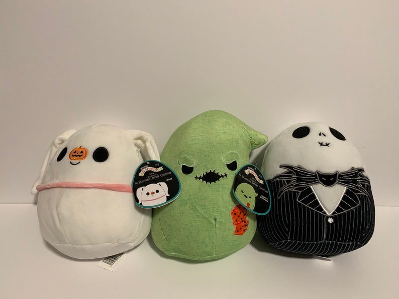Nightmare Before Christmas Squishmallow Set of 3 Etsy