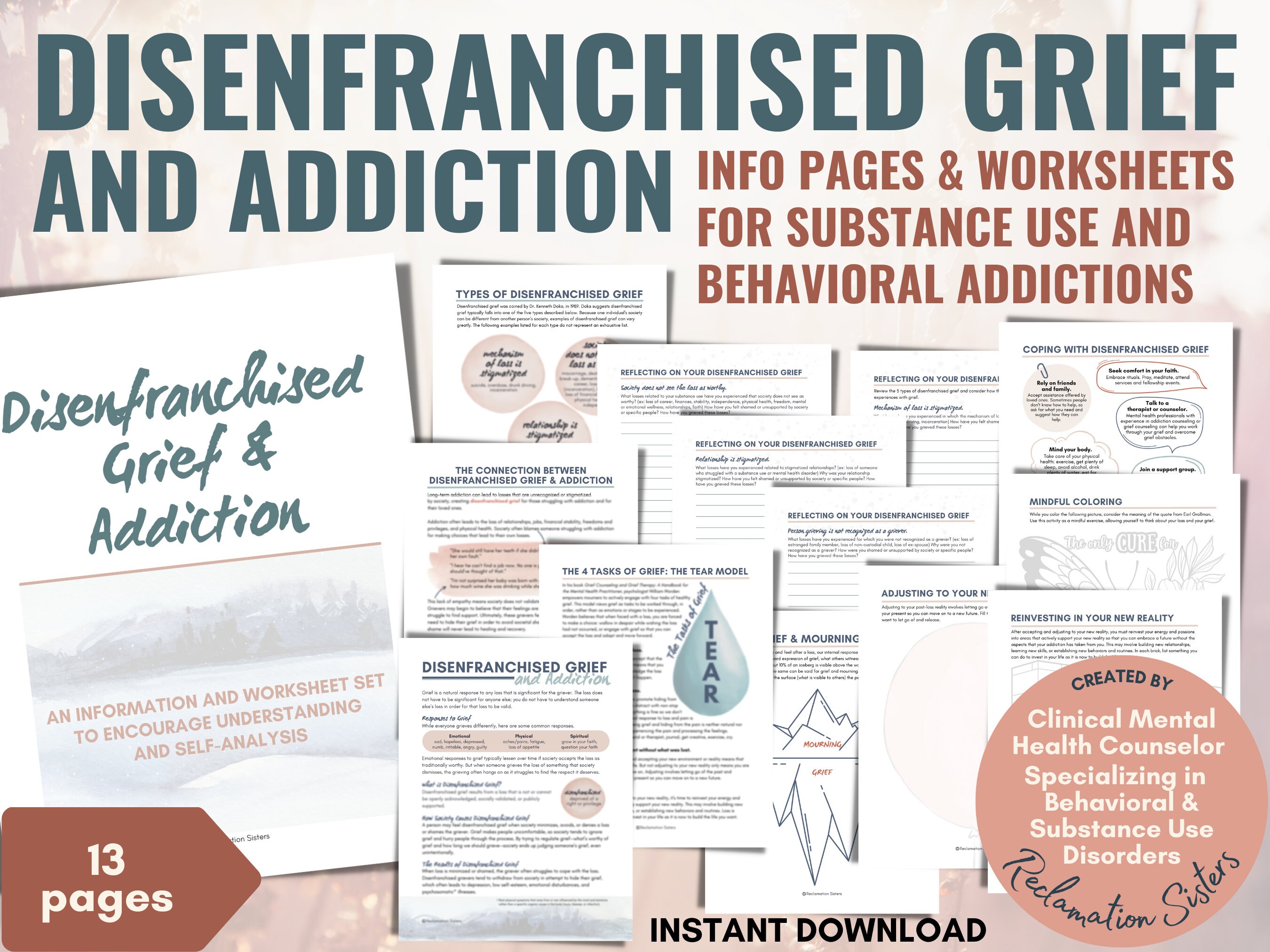 Disenfranchised Grief Grief and Addiction Addiction Group - Etsy
