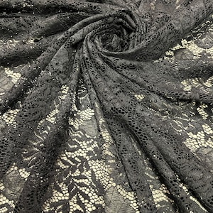 New Isabella lace design 4-way stretch 58/60”sold by the YD.ships worldwide from Los Angeles California USA