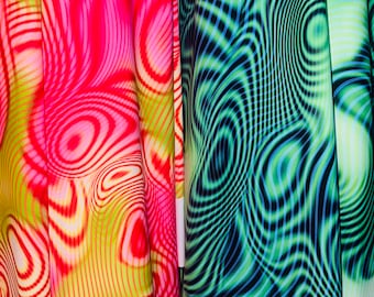New swirl abstract design print on the best quality of nylon spandex 4-stretch 58/60”Sold by the YD.Ships worldwide from Los Angeles CA.