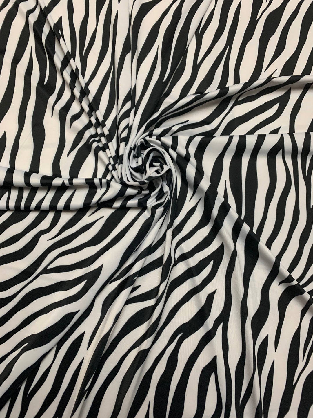 Zebra Skin Design Print on the Best Quality of Nylon Spandex 4way