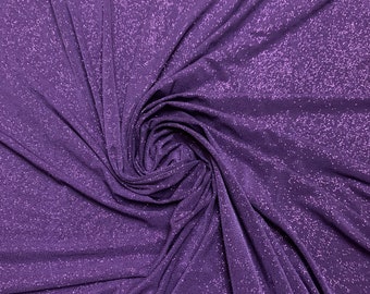 Spandex de poliéster con diseño de Selena con purpurina elástica en 2 direcciones de 58/60” vendido por DY. Se envía a todo el mundo desde Los Ángeles, California, EE. UU.