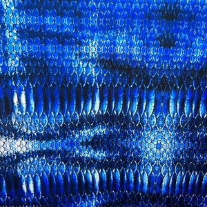 New Snake skin cobra design print on the best quality of nylon spandex 4-way Stretch 58/60”Sold by the YD.Ships worldwide from Los Angeles