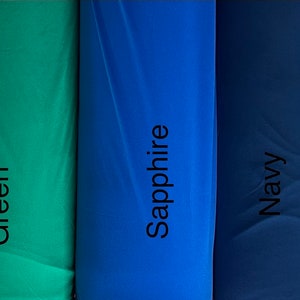 New Colors Helenca Lining Fabric nylon spandex swimsuit and dance wear lining 4-way stretch 58/60”sold by the YD.Ships worldwide from LA CA.