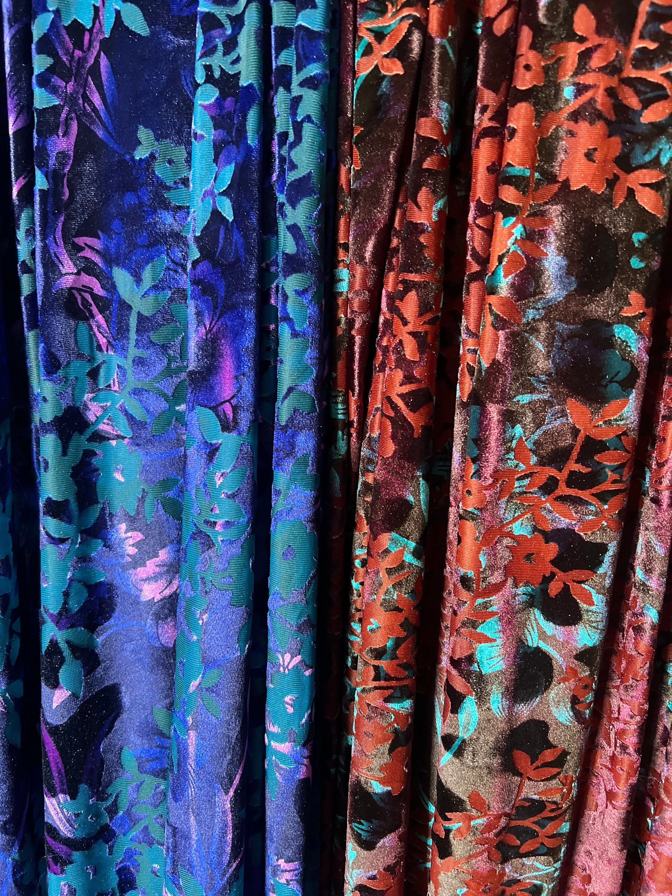 Burnout Velvet Fabric -  Canada