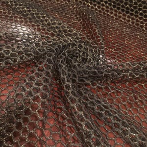 New Fishnet Mesh With Metallic Nylon Spandex 4-stretch 58/60”sold by ...