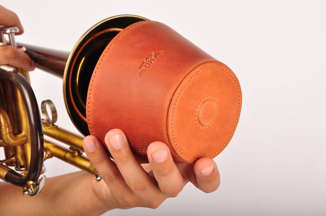 Sordina Per Tromba In Lega Di Alluminio - Muto Per Pratica Silenziosa - Accessorio Per Strumenti Musicali - Foto 3