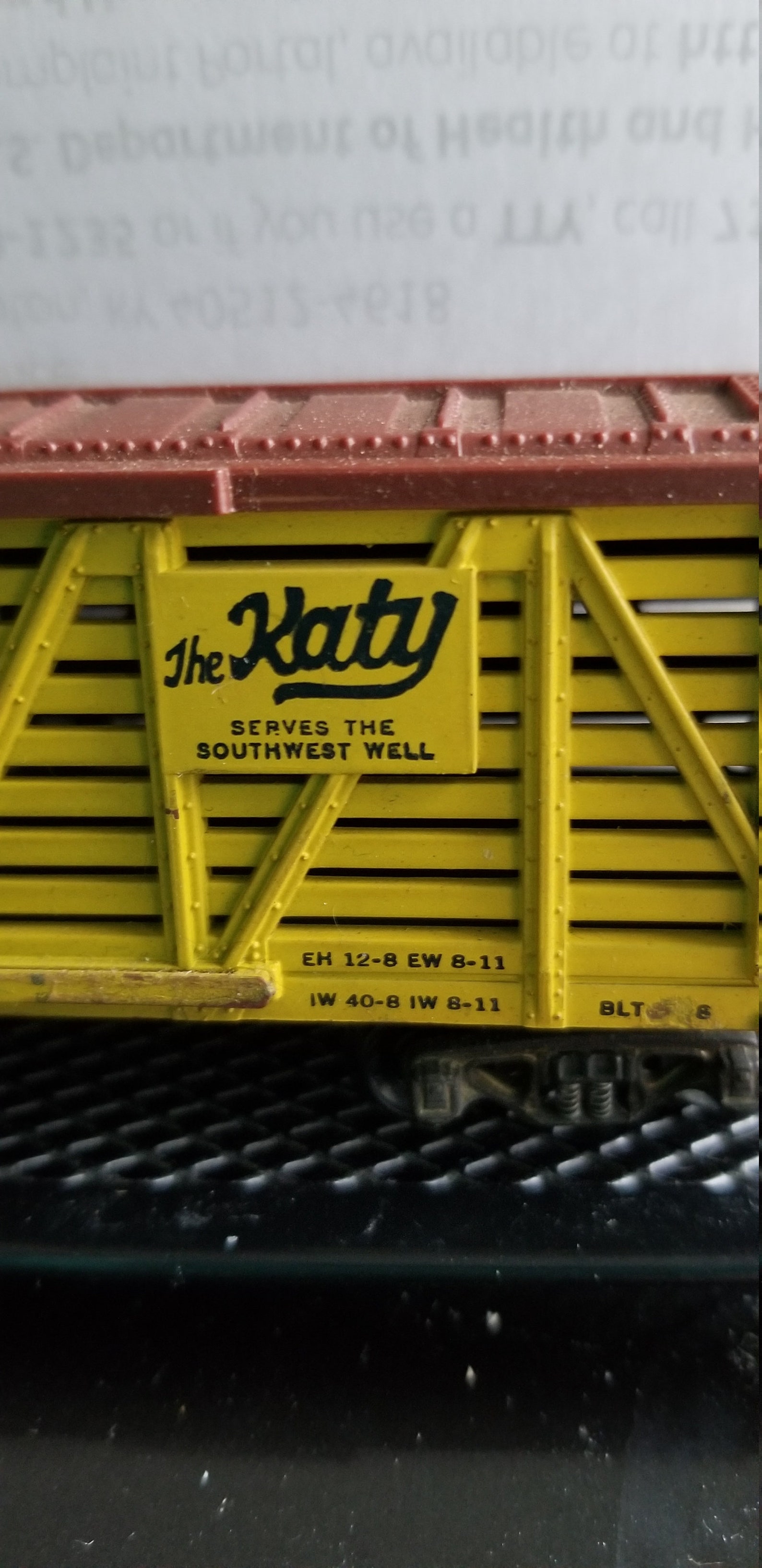 Vintage Ho Scale MKT The Katy 502 Stock Car Etsy