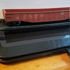 Pennsylvania PRR #357621 Black Gondola Train Car With Coal Load HO Scale tr1121 Pennsylvania PRR #357621 Black Gondola Train Car With Coal Load HO Scale tr1121