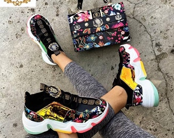 sneakers with matching bags