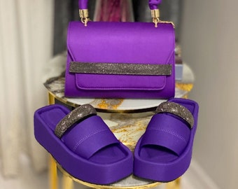 Miss Melisa Shoe and Bag Turkey LV 2023 New Diamond Model Sandals