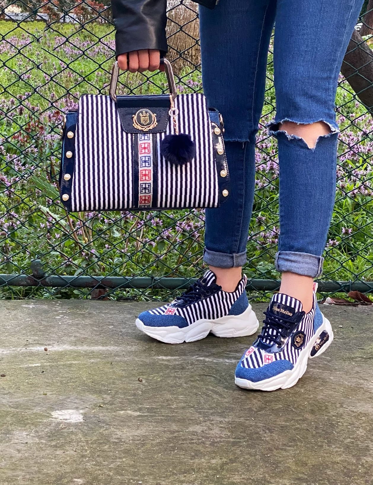 Miss Melisa Shoe and bag Women's Sneakers and Bags Special Design of the New Year 2022 Model S169