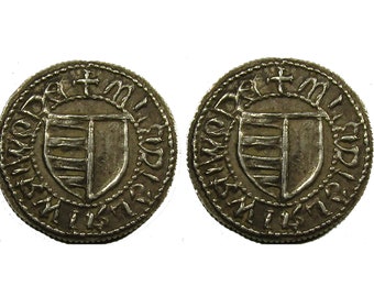 Rare silver Wallachian coin (14-15c)
