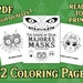 Majora's Mask Legend of Zelda Coloring Pages PDF Printable Download Fun ...