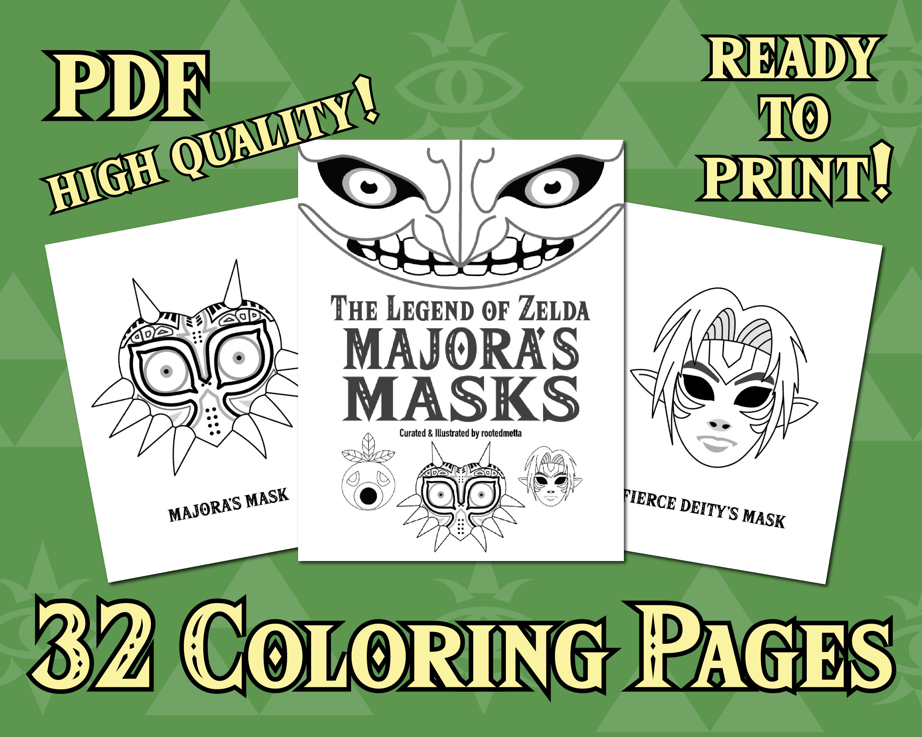 20 Zelda Coloring Pages (Free PDF Printables)