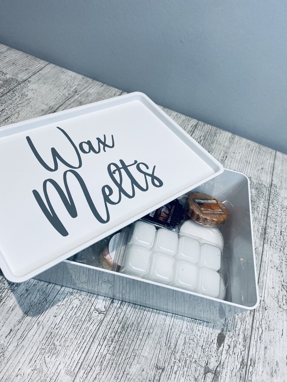 Wax melts storage box Personalised storage box wax melt Etsy