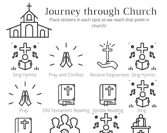 Journey Through Church Activity Sheet -