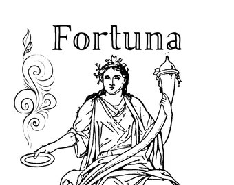 Fortuna Roman Goddess Printable