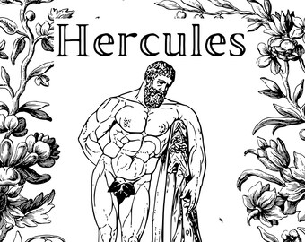 Hercules Roman god printable