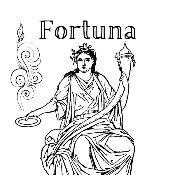 Fortuna Roman Goddess Printable