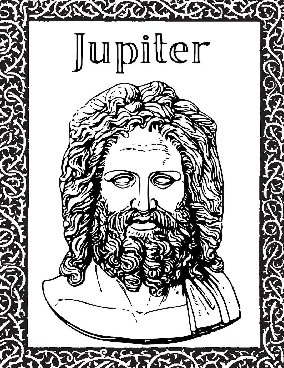 Roman Gods Coloring Pages