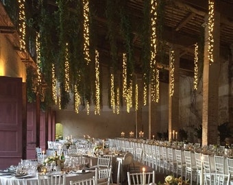 110V Plug-in - Beautiful hanging lights for all events - Tree Hanging Lights for Weddings/Events - 3, 5, 7, or 10 Feet Long