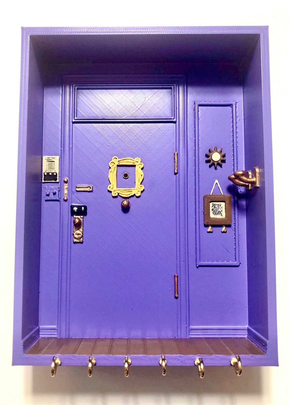 Monicas Apartment Door Key Holder From Friends. 3D Printed. Etsy