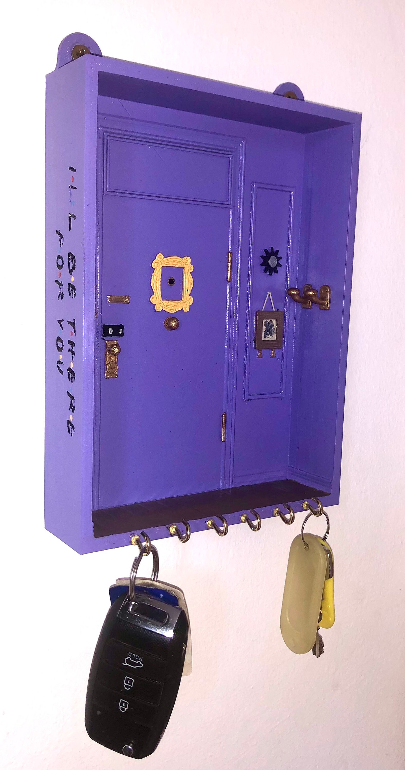 Monicas Apartment Door Key Holder From Friends. 3D Printed. Etsy