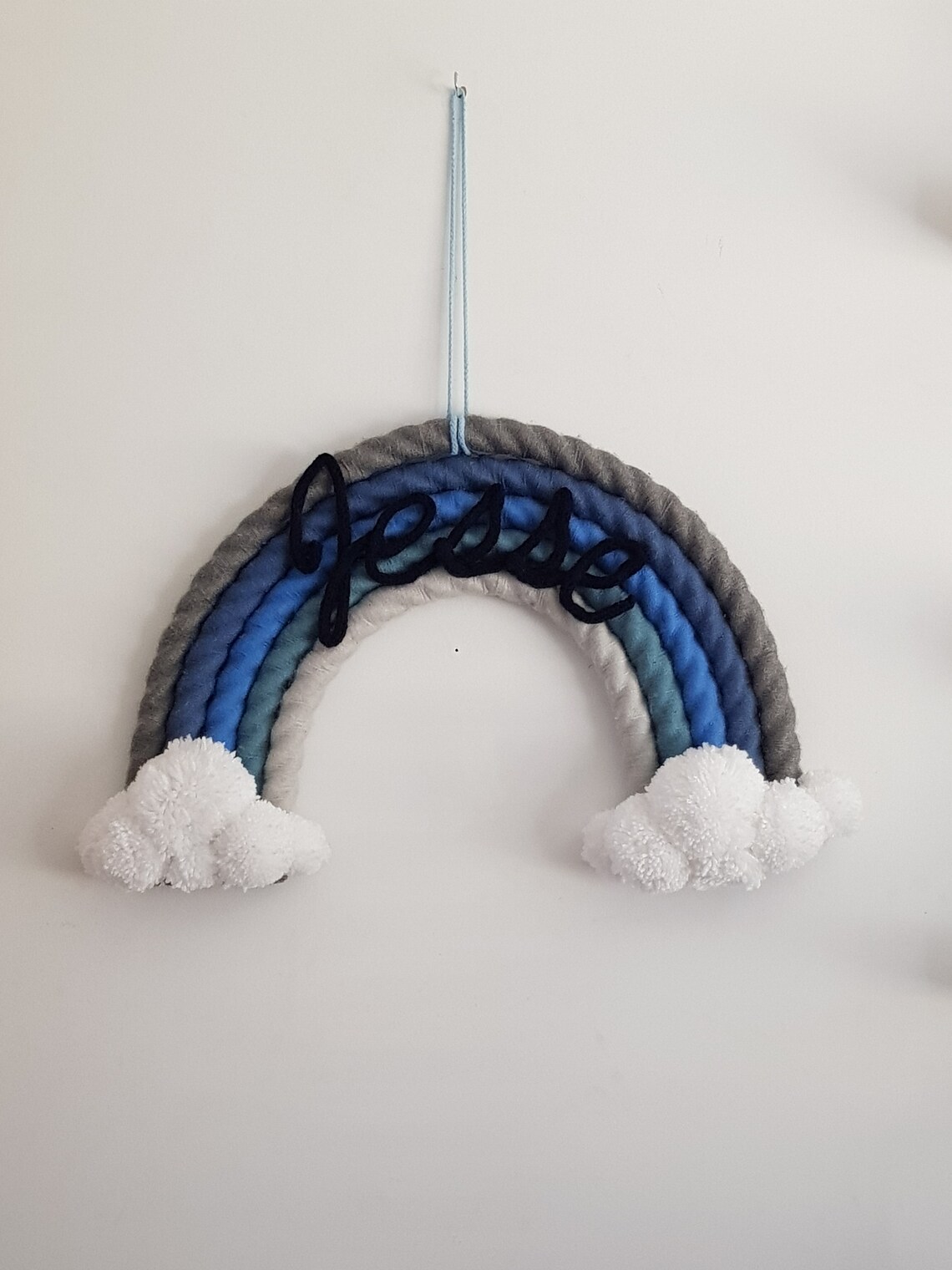 Personalised rainbow wall hanging Etsy