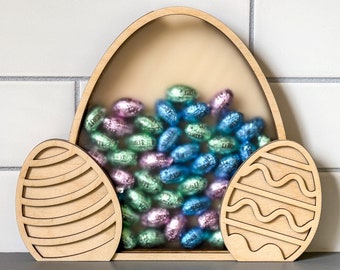 DIGITAL FILES - Easter Candy Holder - Easter Candy Box - Easter Candy Display - Laser Cut Files - SVG files for Glowforge Laser Cutter