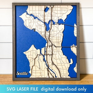 3D map of Seattle