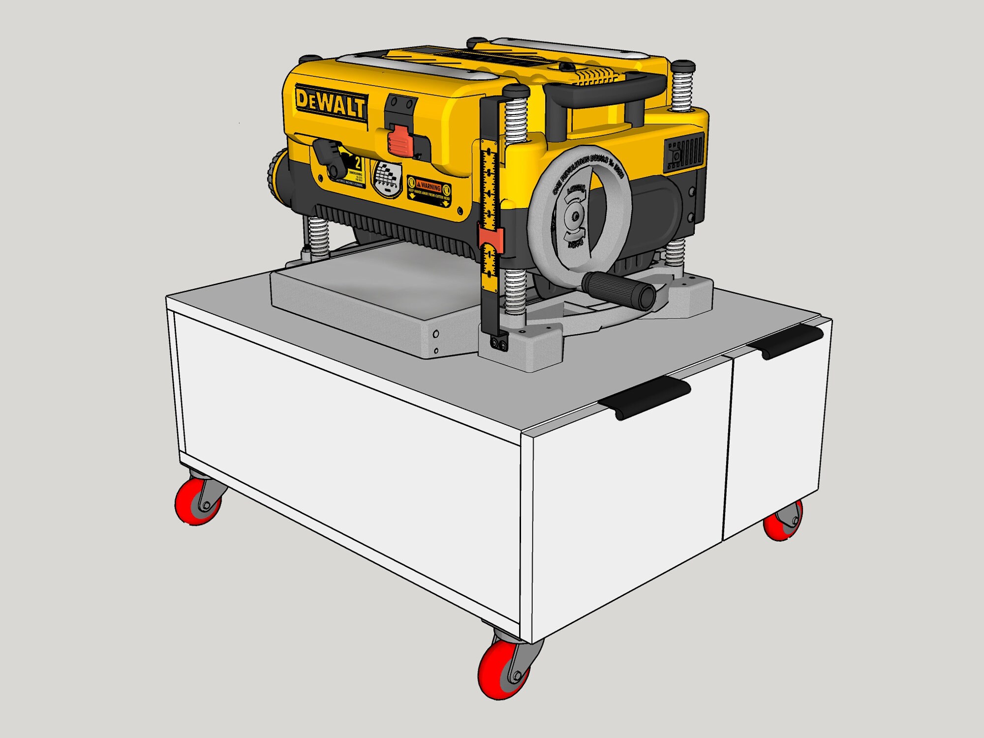 Planer Stand Woodworking Plans | Build Plans for DIY Rolling Planer ...