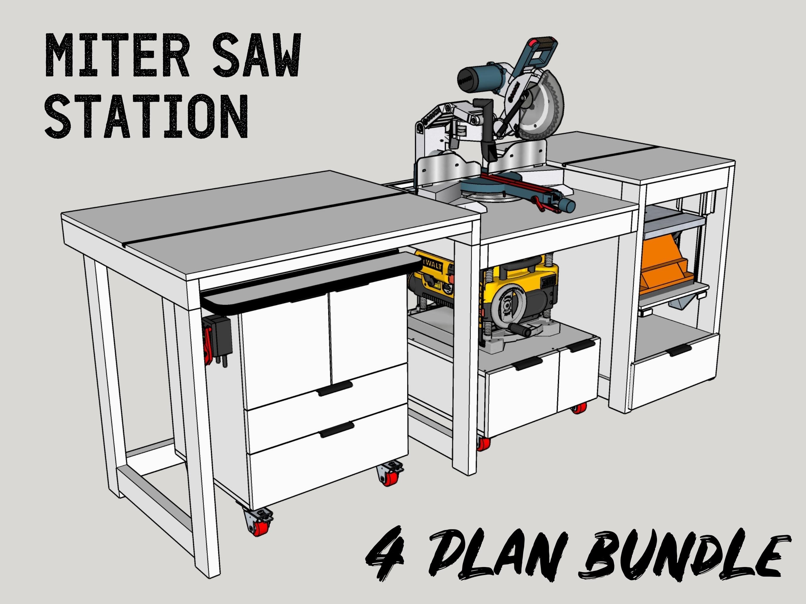 2x4 miter saw on sale station