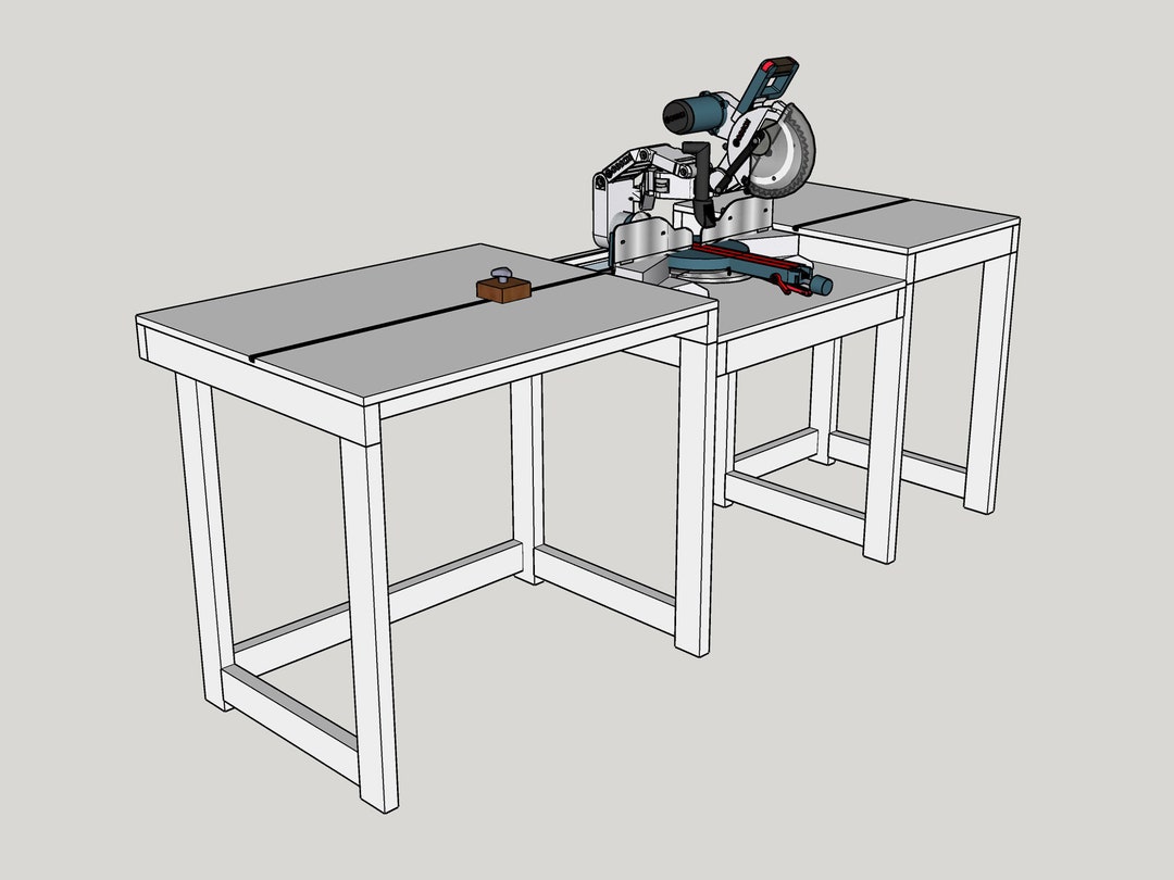 DIGITAL Miter Saw Stand Printable Woodworking Plans - Etsy