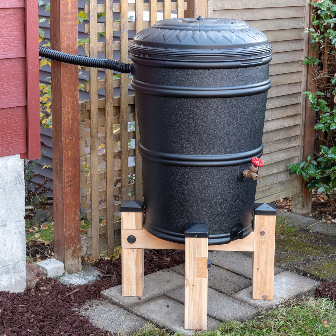 Rain Barrel Stand Woodworking Plans Build Plans for DIY Water