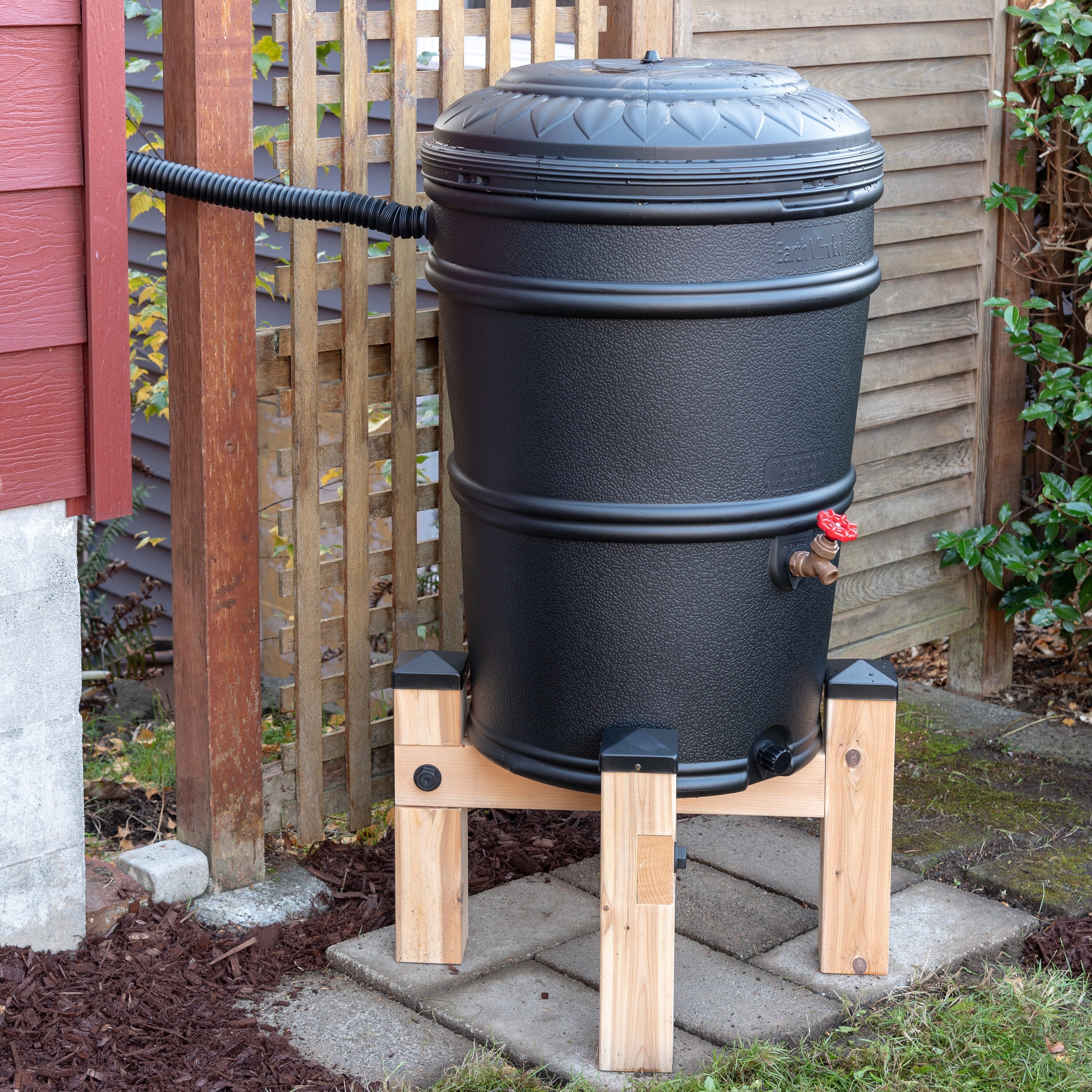 Rain Barrel Stand Woodworking Plans Build Plans for DIY Water Barrel Stand Instructions for How to Build a Rain Water Collection Stand Etsy Australia