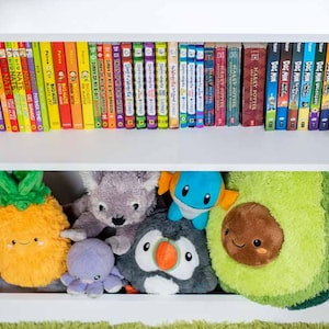 Toy Box with Shelf Woodworking Plans | Build Plans for DIY Mini Bookshelf with Toy Storage | Instructions for How to Build Nursery Furniture