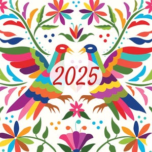 SET  OF 4 2025 Mahjong Card Sticker Cover- non-personalized with room to add your own initials