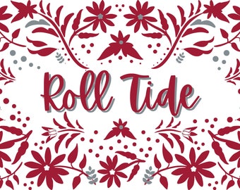 Alabama Roll Tide Graduation Tailgate Party Paper Placemats